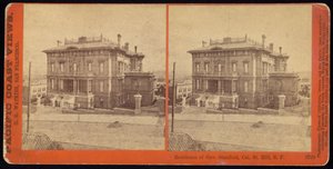 Residence of Gov. Stanford, California Street Hill, San Francisco